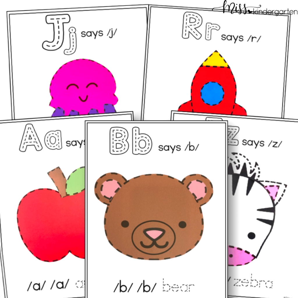 Use these alphabet crafts worksheets to help students practice fine motor skills and writing letters of the alphabet.