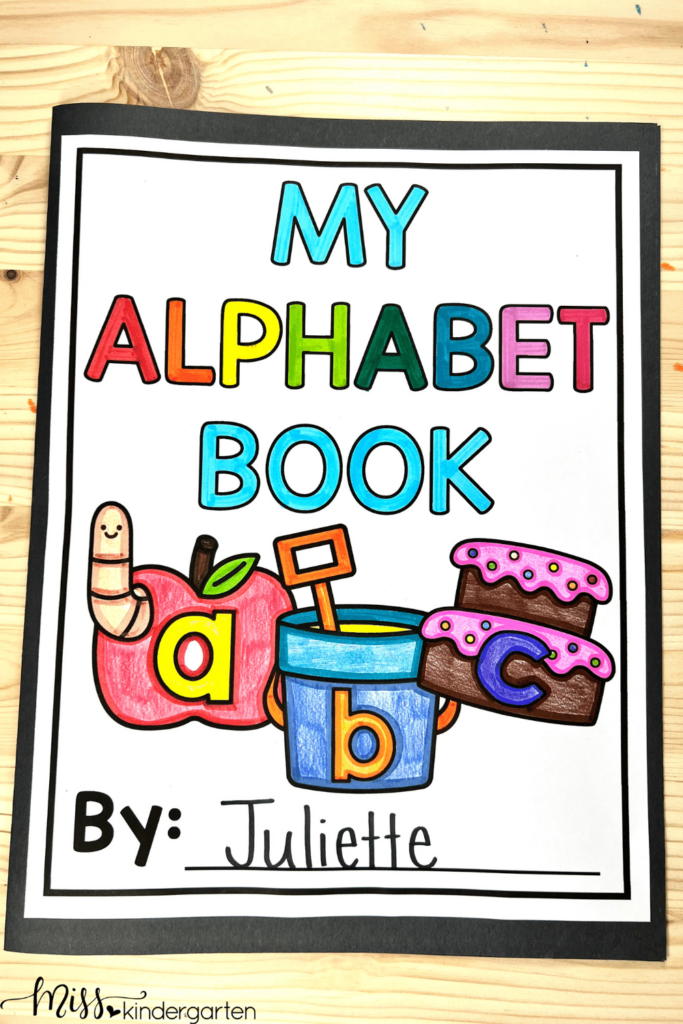 Students can combine all of their alphabet crafts into one super cute book.