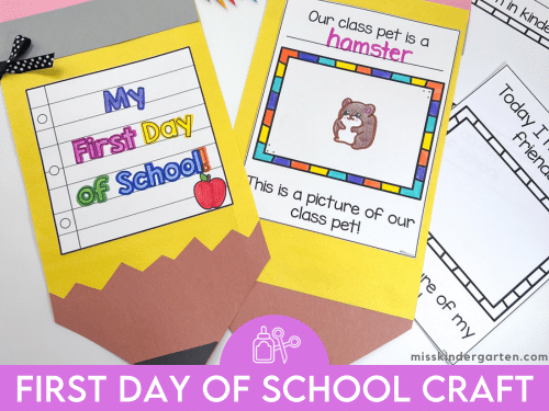 First Day of School Craft