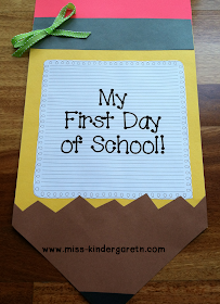 My First Day of School Craft!