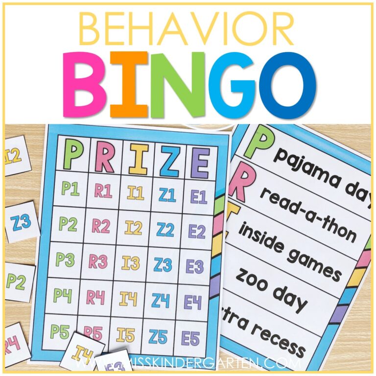 Classroom management means managing student behavior, disciplining the bad but rewarding the good. These behavior bingo cards are a fun and fantastic way to reward your students for following directions in the classroom!