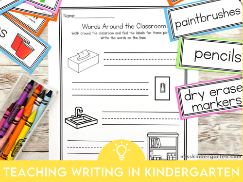 Teaching writing in kindergarten