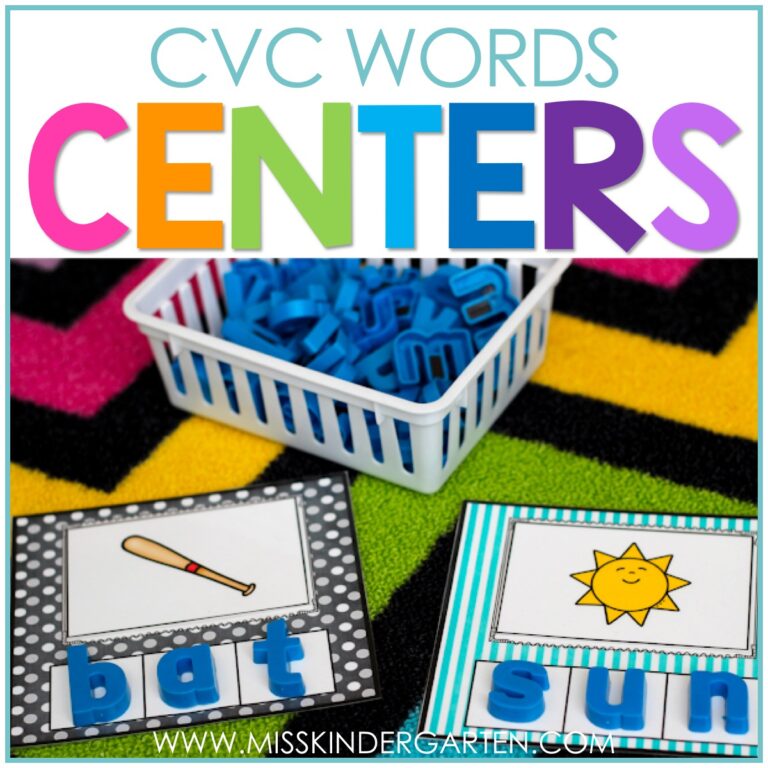 cvc words centers