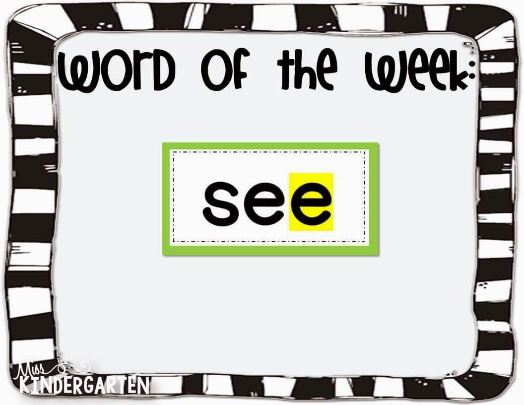 Sight Word Pockets Activity  Sight words, Word activities, Sight words  kindergarten