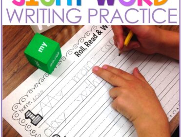 sight word writing practice