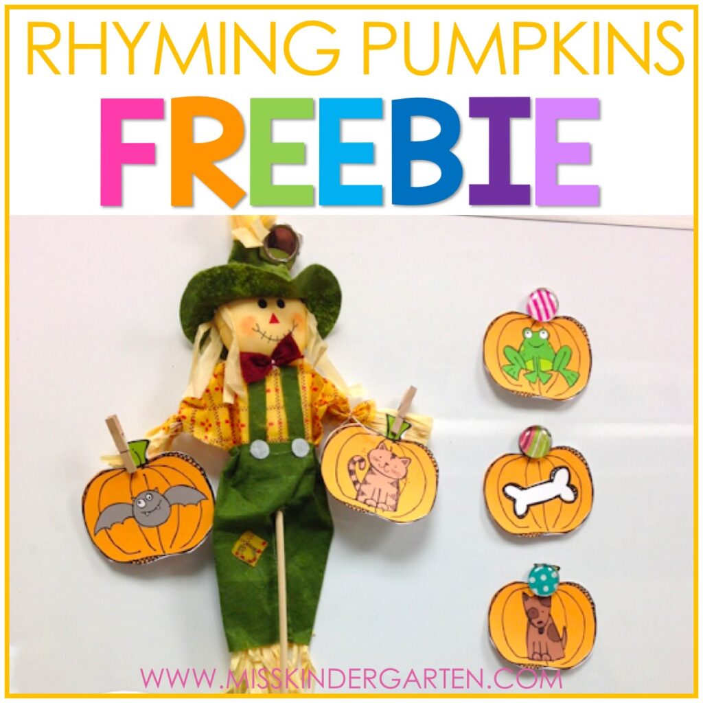 Rhyming Activities for Fall
