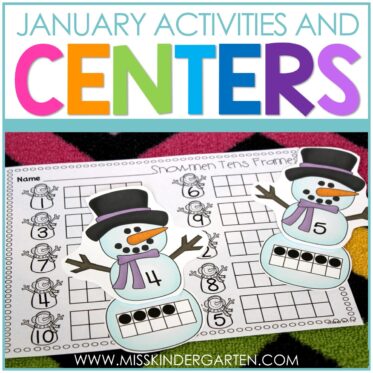 12 January Activities for Kindergarten