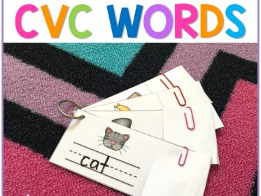 Writing CVC Words with Write and Reveal Cards