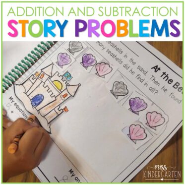 Math Story Problems for Addition and Subtraction to 10