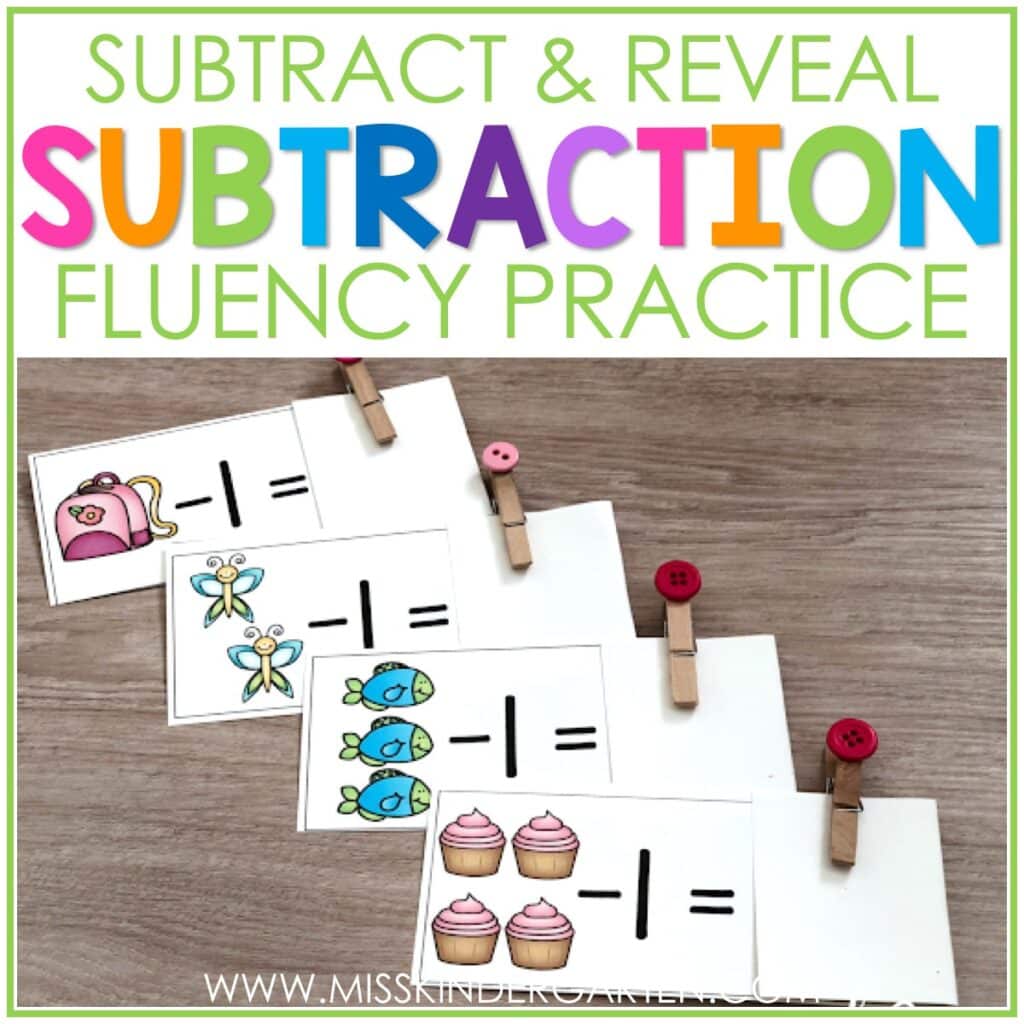 Subtraction Fluency Practice