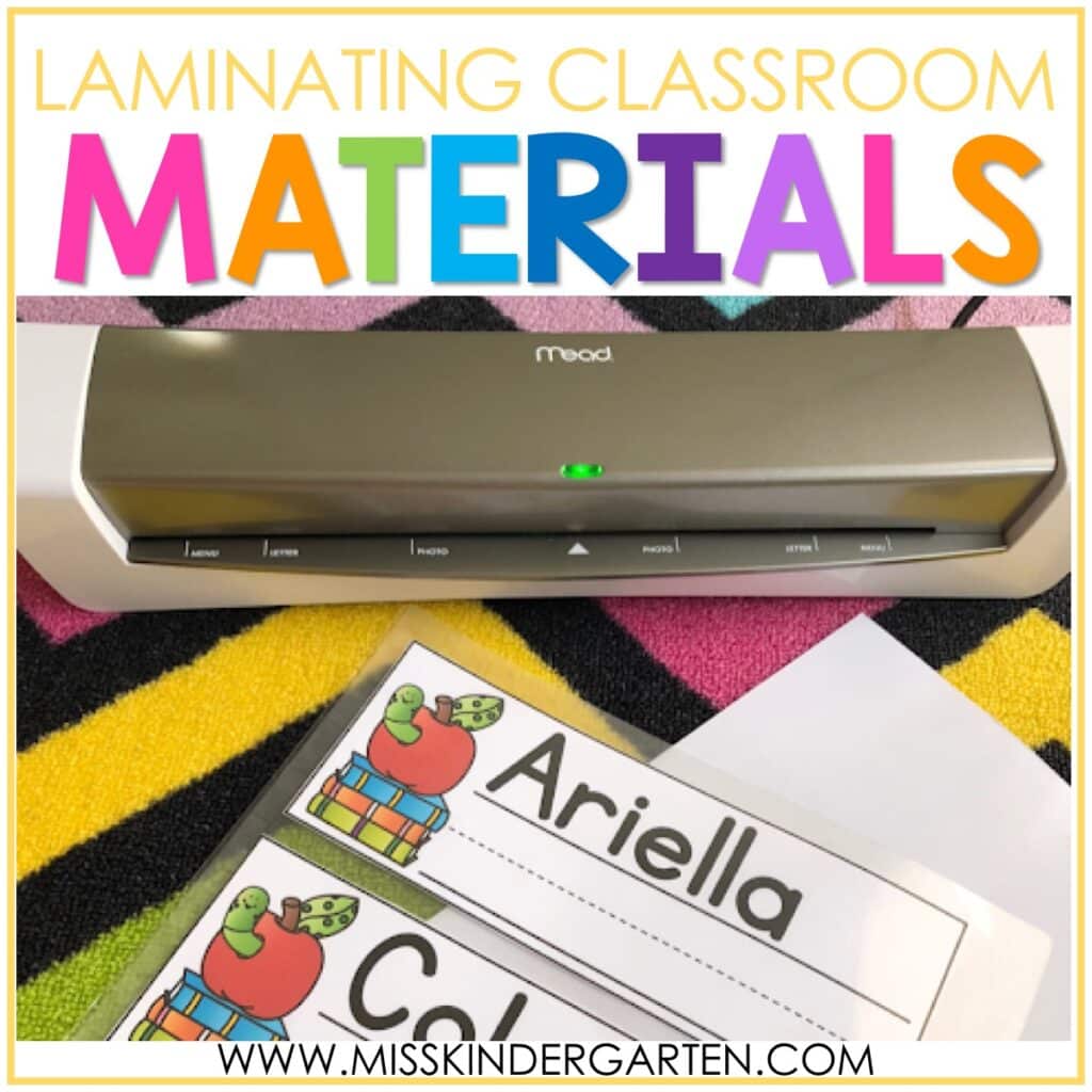 Laminating Classroom Materials with Mead