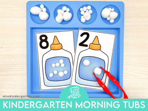 Kindergarten Morning Tubs