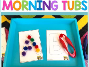 Morning Work Tubs for Kindergarten