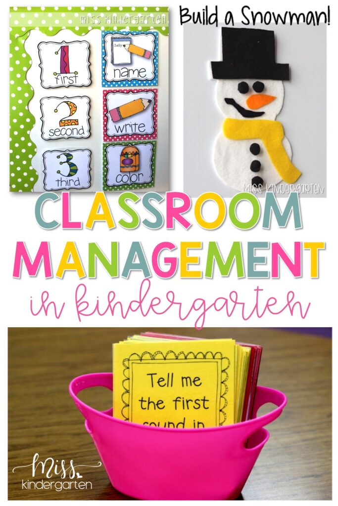 Classroom management ideas for kindergarten