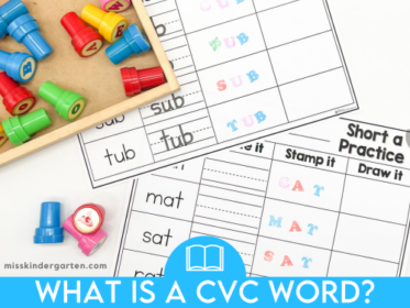 What is a CVC Word? Examples and Teaching Activities