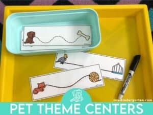 Pet Theme Centers for Kindergarten - Miss Kindergarten