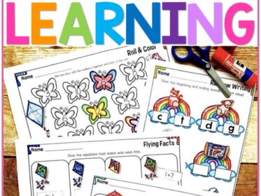 Distance Learning Worksheets and Activities for Kindergarten