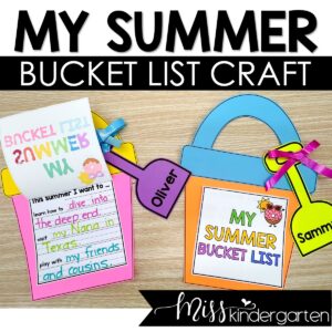 Summer Bucket List Writing and Craft