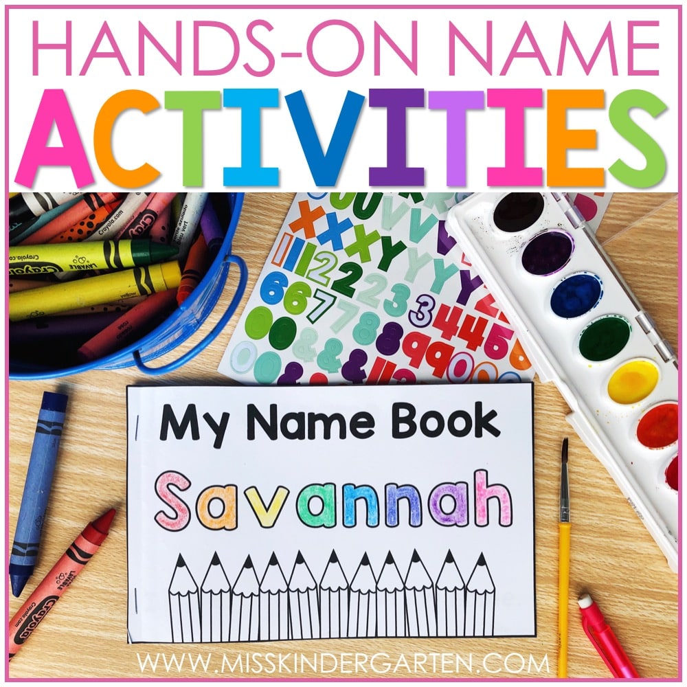 Hands-on Ideas for Name Writing Practice - Miss Kindergarten