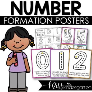 Number Formation Rhymes Editable Number Posters Poems