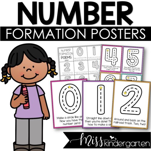 number formation posters