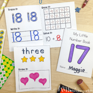 Writing Numbers in Kindergarten - Miss Kindergarten