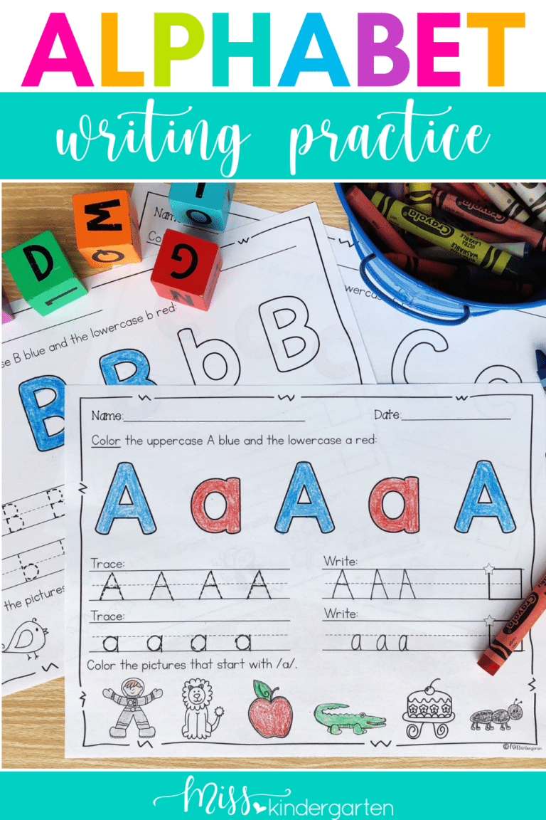 Mastering Handwriting and Letter Formation - Miss Kindergarten