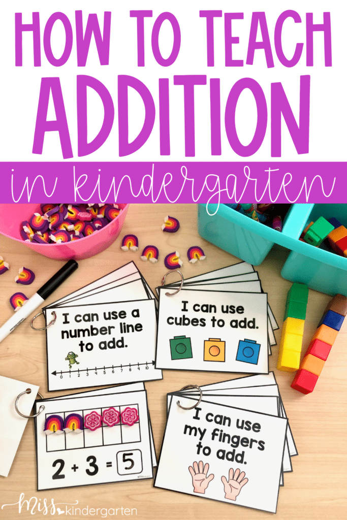 3 Fun Ways To Teach Addition In Kindergarten Miss Kindergarten