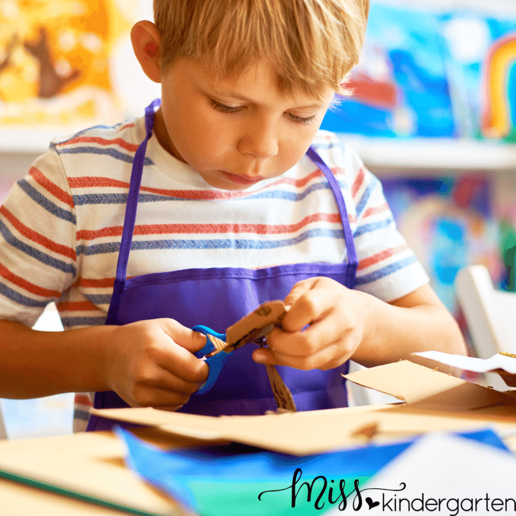 crafts are a great way to engage students while working on fine motor skills