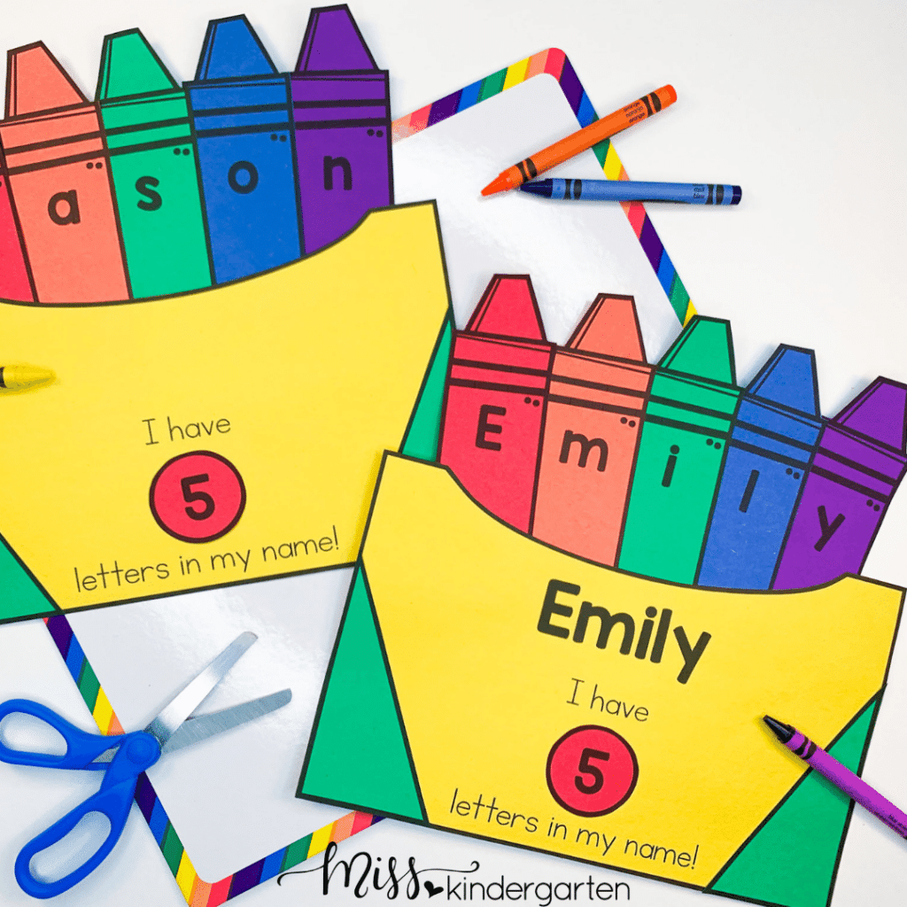 Help students learn to write and spell their name with this fun craft activity