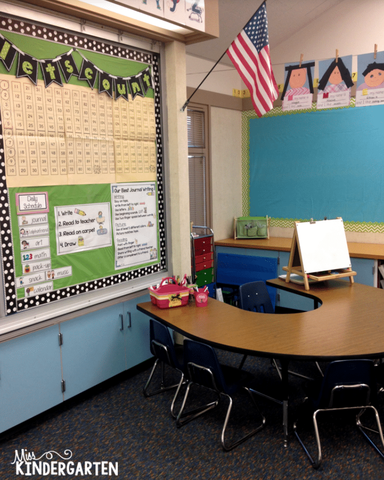 a small group teaching area is kindergarten classroom must have