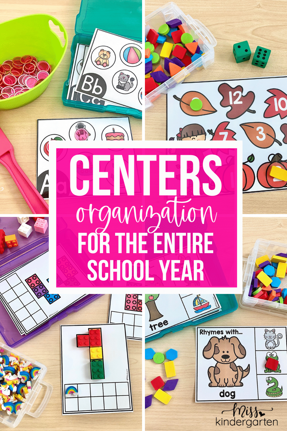 Helpful Tips for Kindergarten Centers Organization - Miss Kindergarten