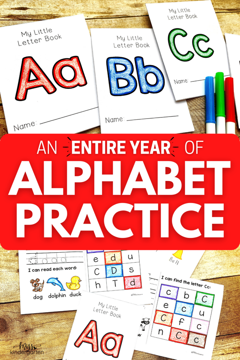 Making Alphabet Practice Fun! - Miss Kindergarten