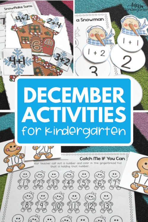 December Monthly Centers Showcase - Miss Kindergarten