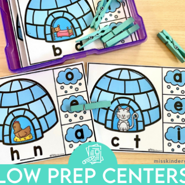 6 Low Prep January Centers Your Students Will Love