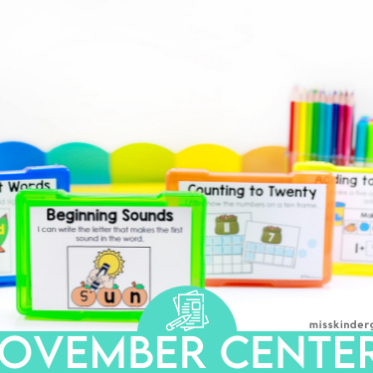November Centers Your Students Will Love