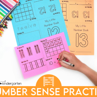 Everything You Need for Kindergarten Number Sense
