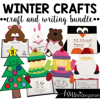 Use this bundle to fill your winter with fun and engaging craftivities your students will love.
