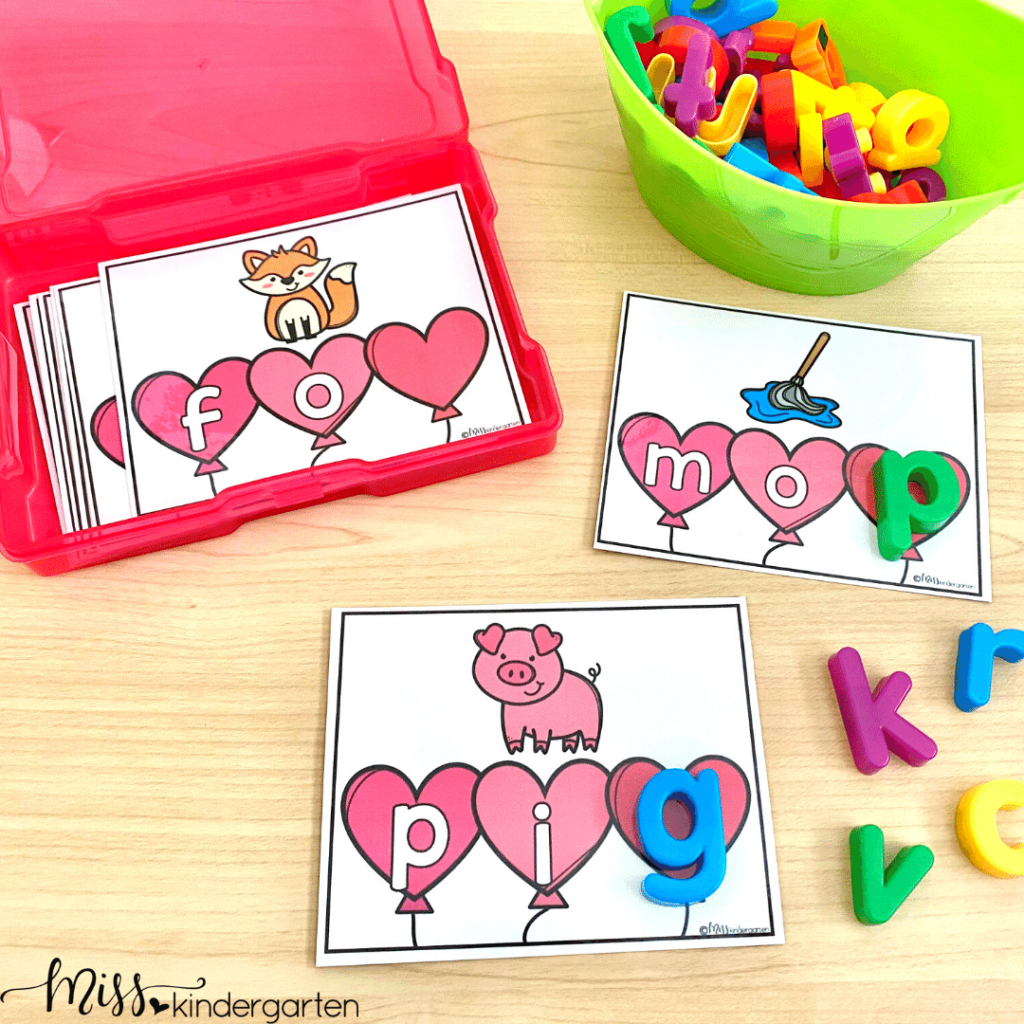 These Kindergarten centers are easy to store when laminated and stored inside plastic photo cases.
