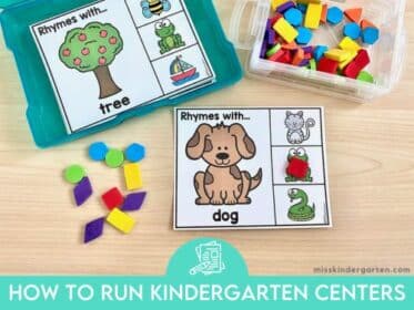 How to Run Kindergarten Centers Smoothly - Miss Kindergarten