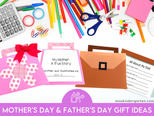 Mother's Day and Father's Day Gift Ideas - Miss Kindergarten