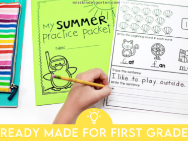 Kindergarten Summer Review: Ready Made for First Grade!