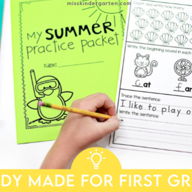 Kindergarten Summer Review: Ready Made for First Grade!