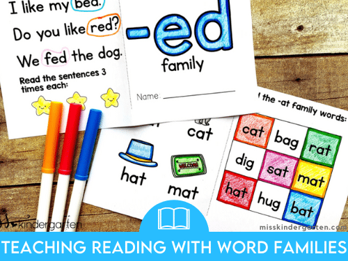 Teaching Reading with Word Families