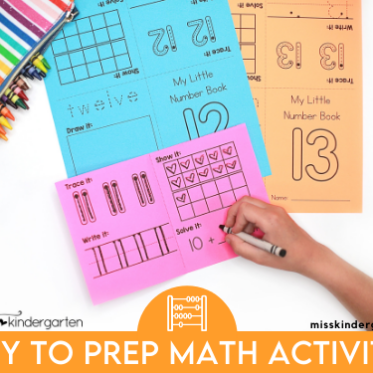 Easy to Prep Number Activities