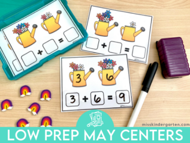 Low Prep Centers for May