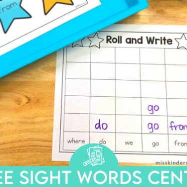 FREE Sight Words Center Your Students Will Love!