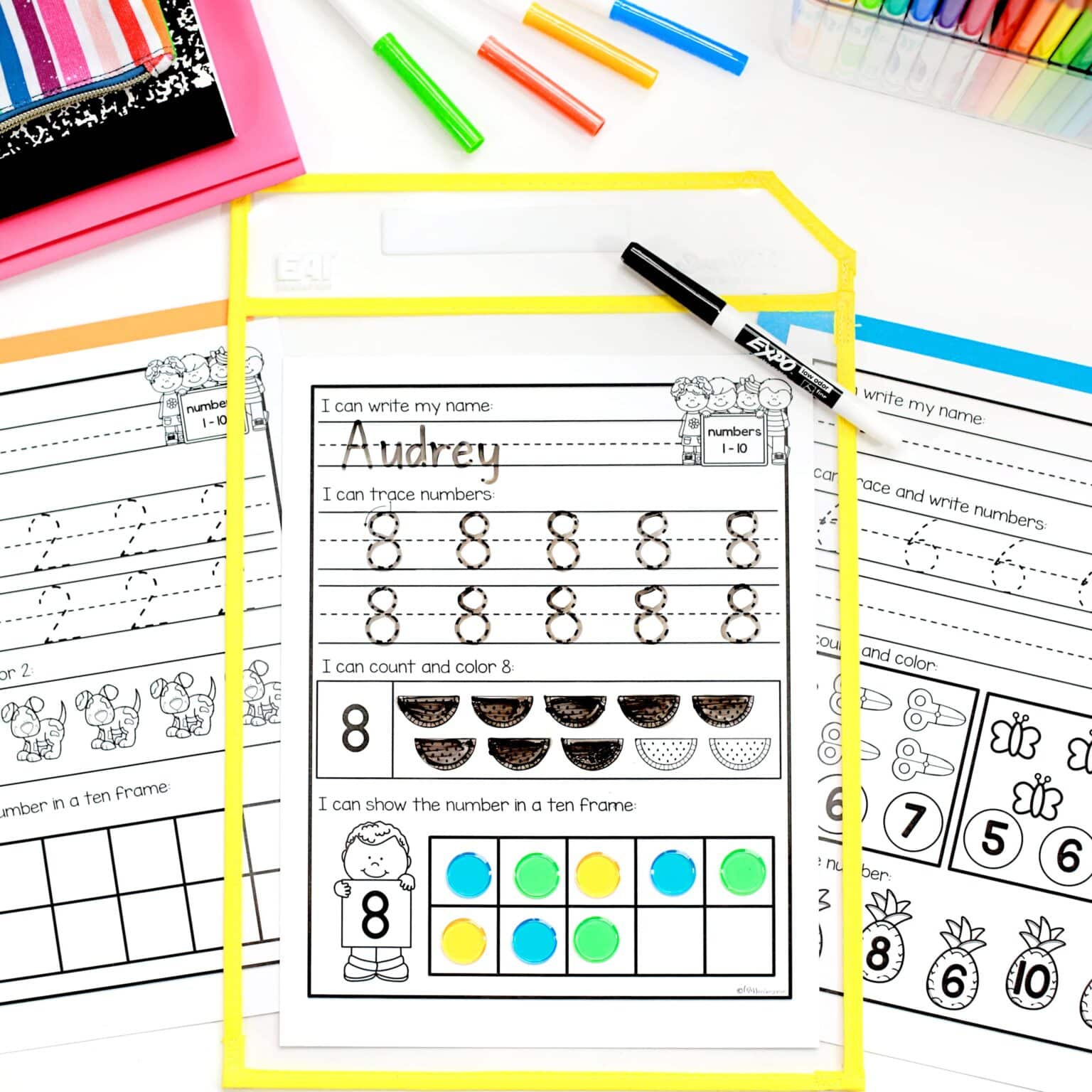 Number Sense Activities Thank You Offer - Miss Kindergarten