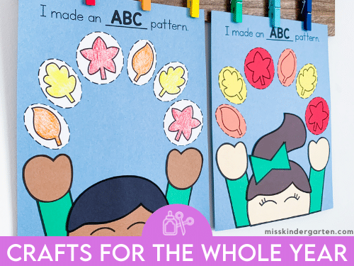 Kindergarten Crafts for the Entire Year - Miss Kindergarten