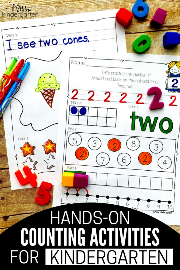 Hands-on counting activities for kindergarten